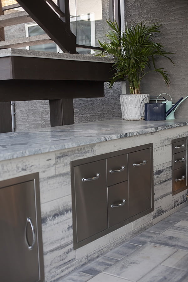 outdoor kitchen granite countertops